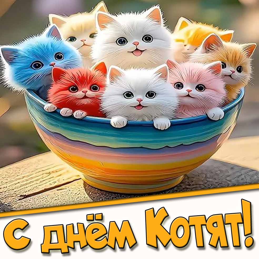 День котят картинка