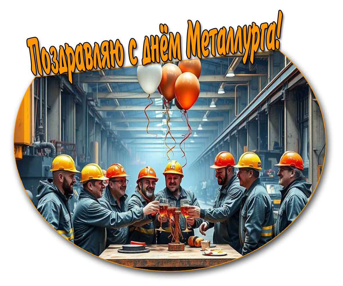 Поздравляю с днём Металлурга! - картинка с заводчанами