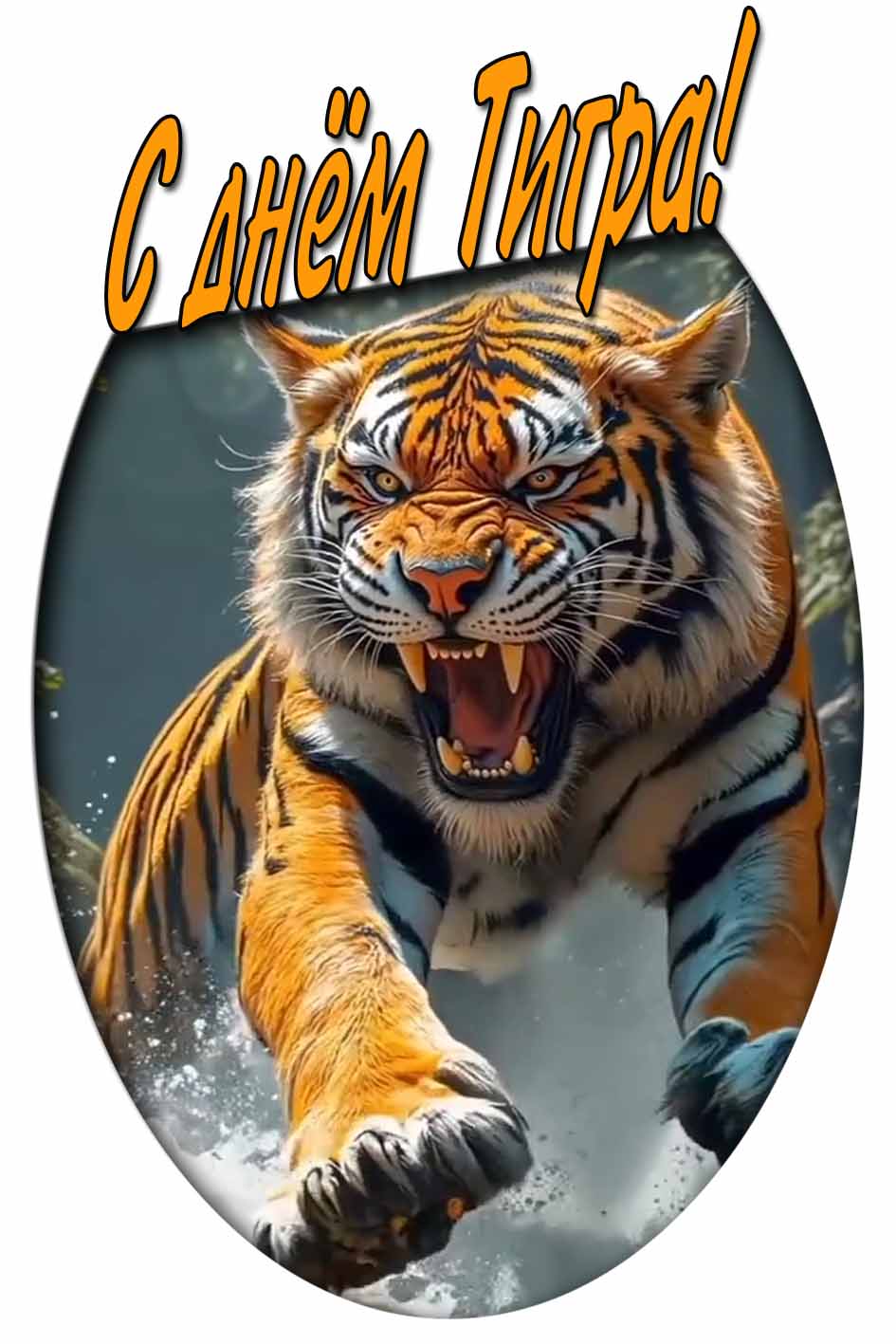 Картинка с днём Тигра