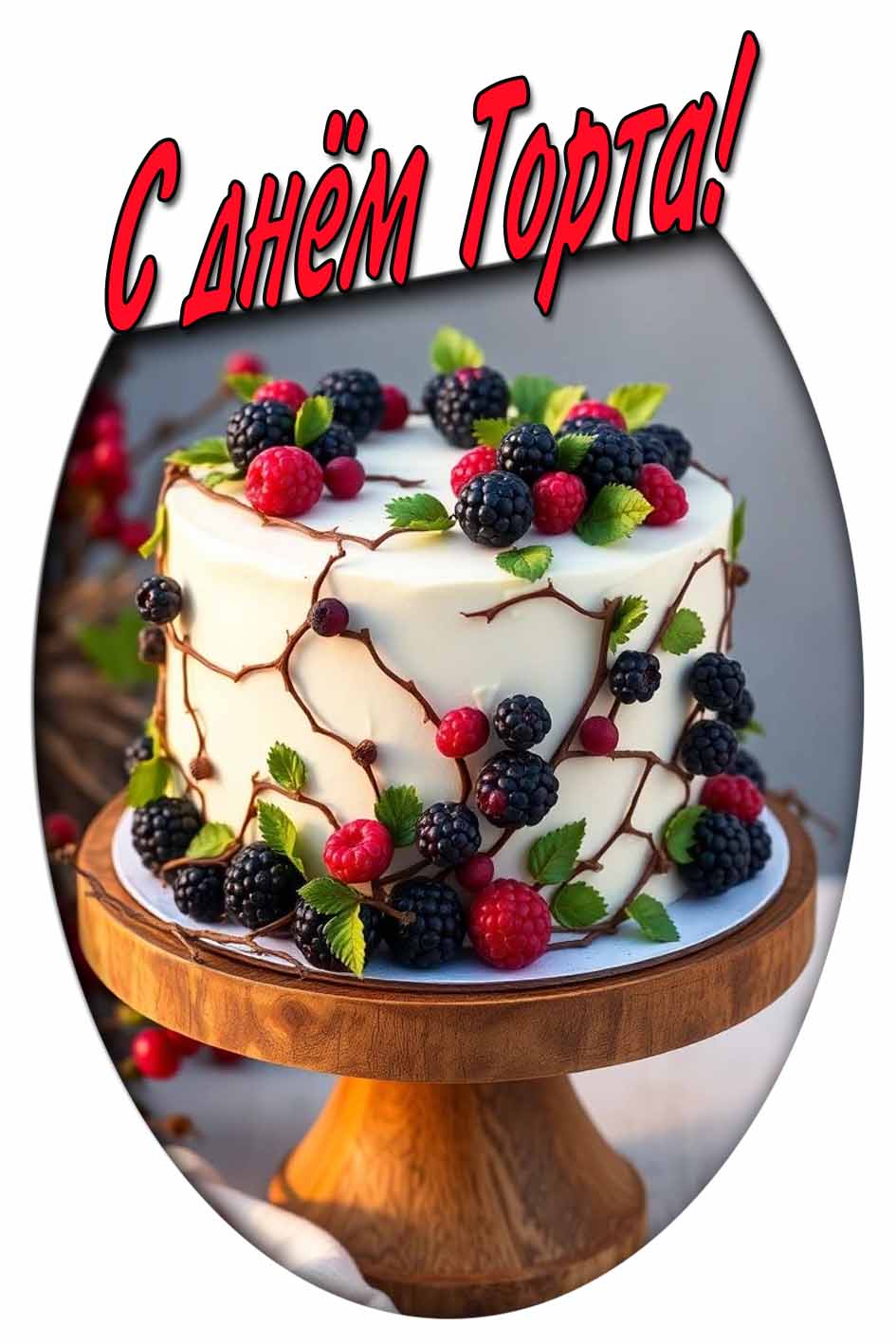 Картинка с днём торта
