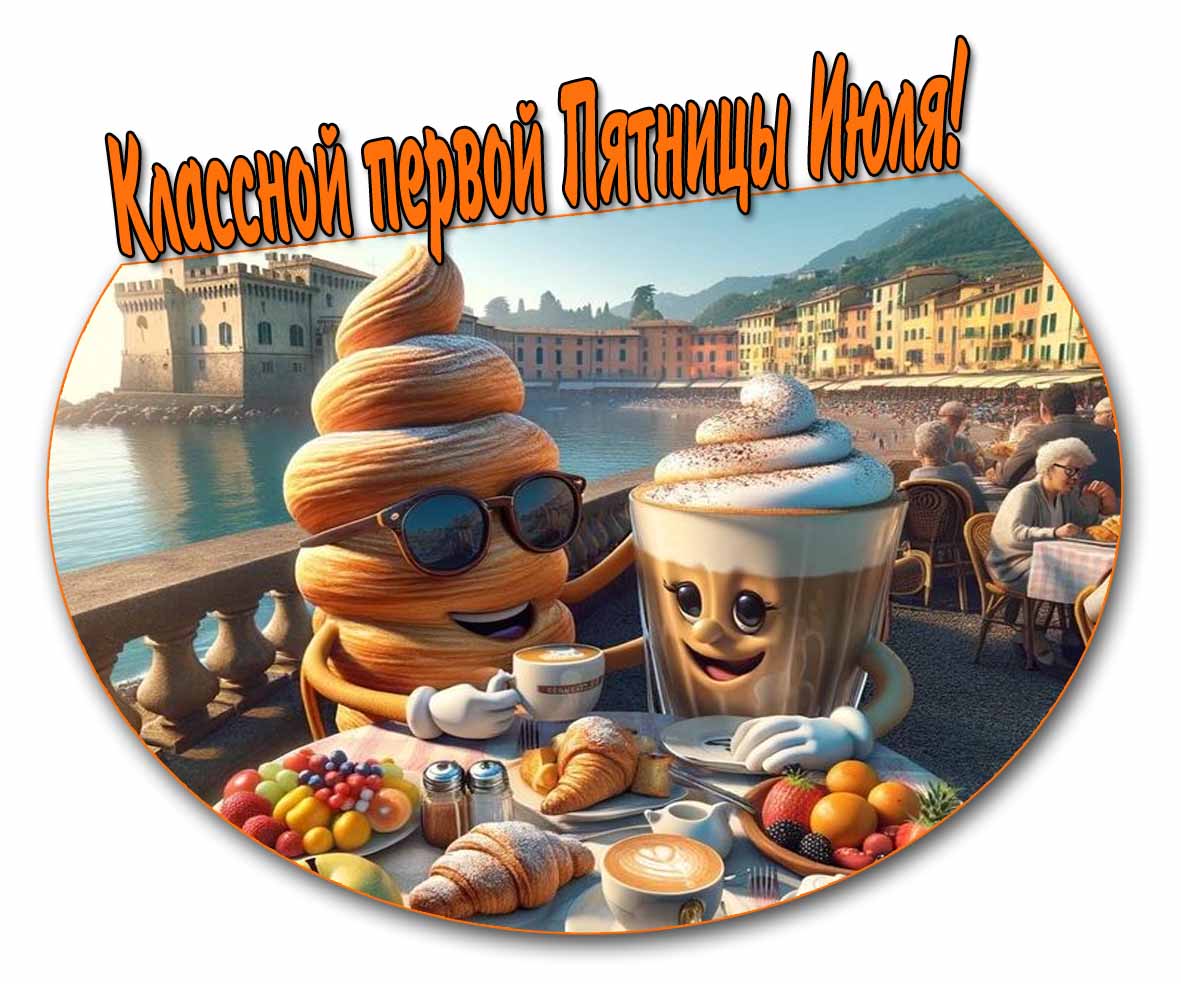 Классной первой Пятницы Июля! - креативная картинка