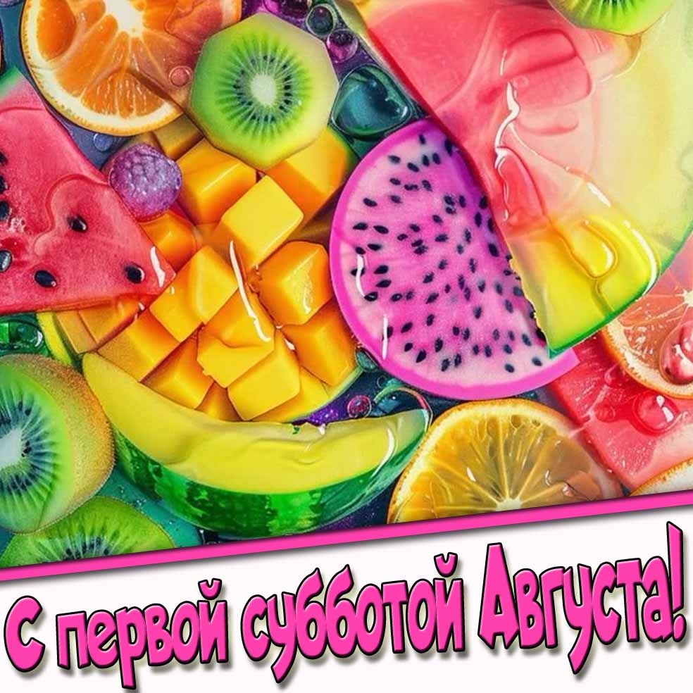 Яркая картинка с первой субботой Августа