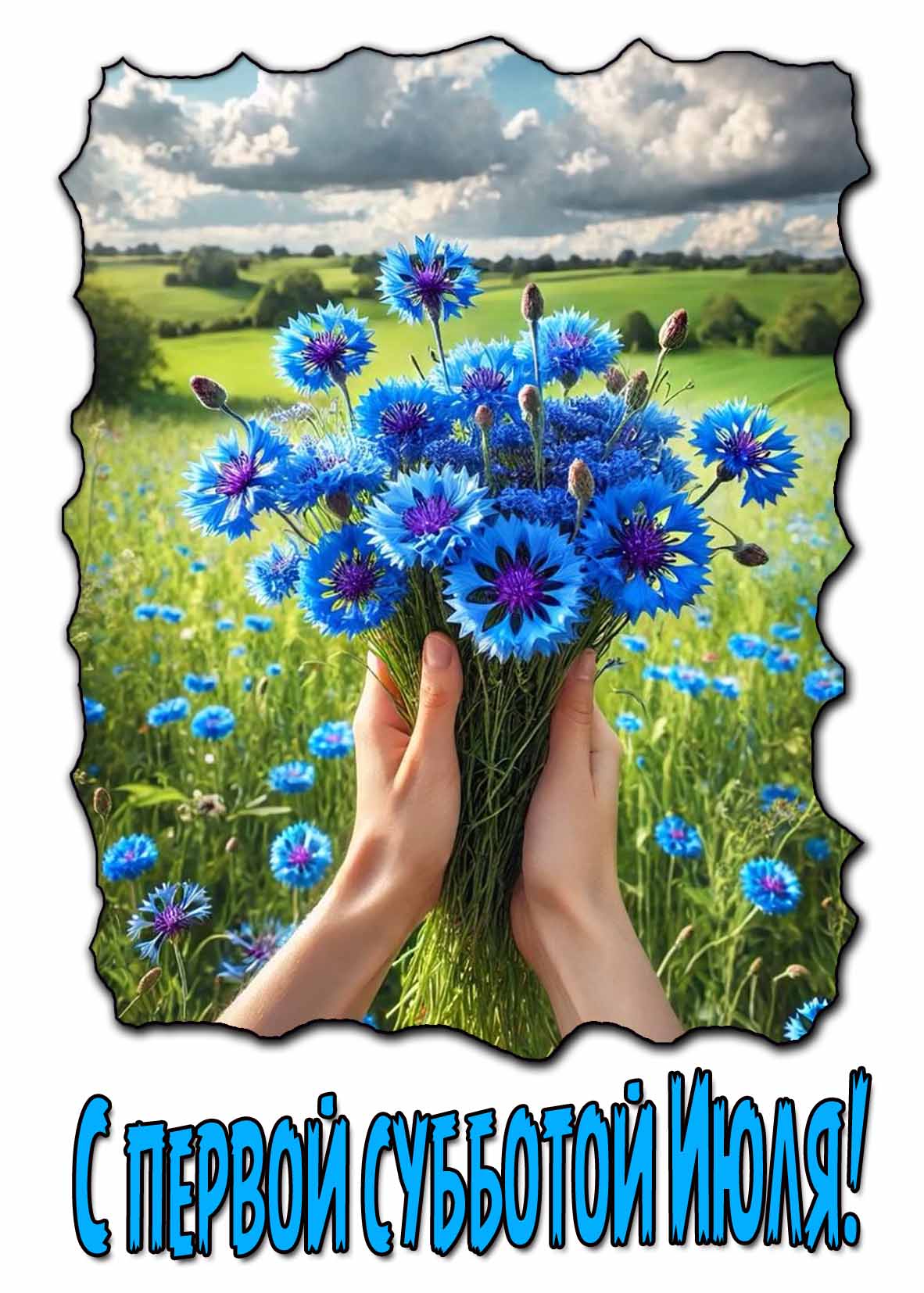 Красивая картинка с первой субботой Июля