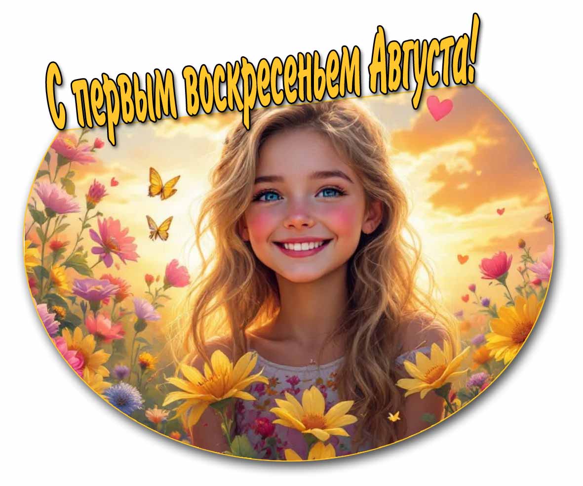 Красивая картинка с первым воскресеньем Августа
