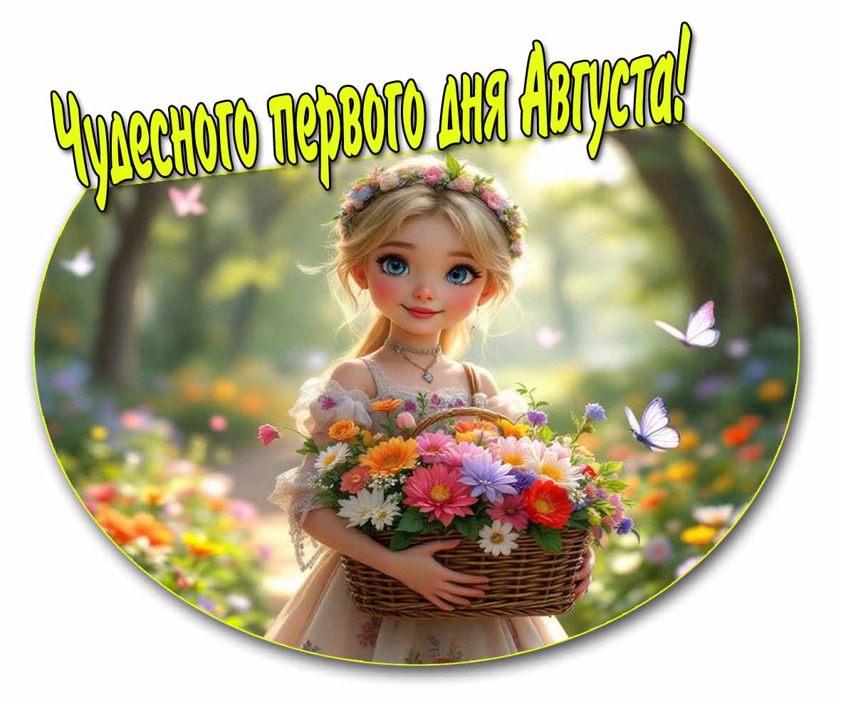Картинка чудесного первого дня Августа