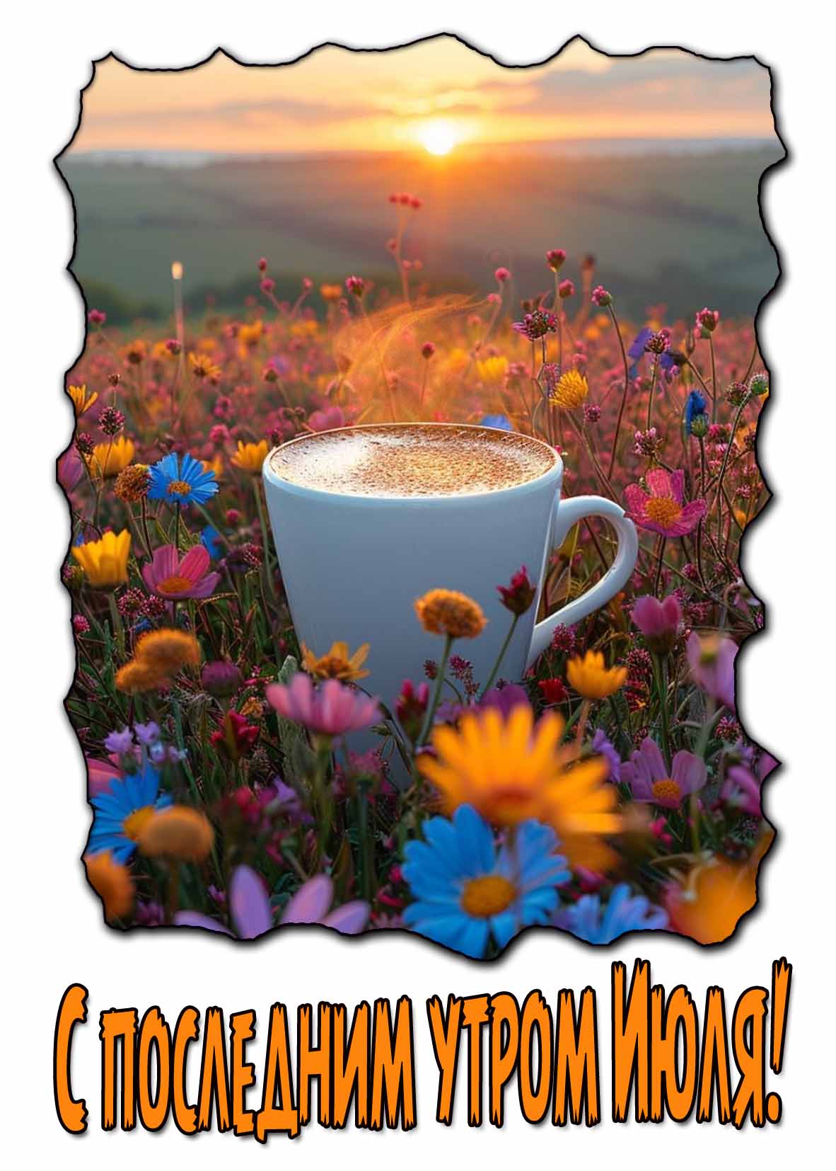 Картинка с последним утром Июля