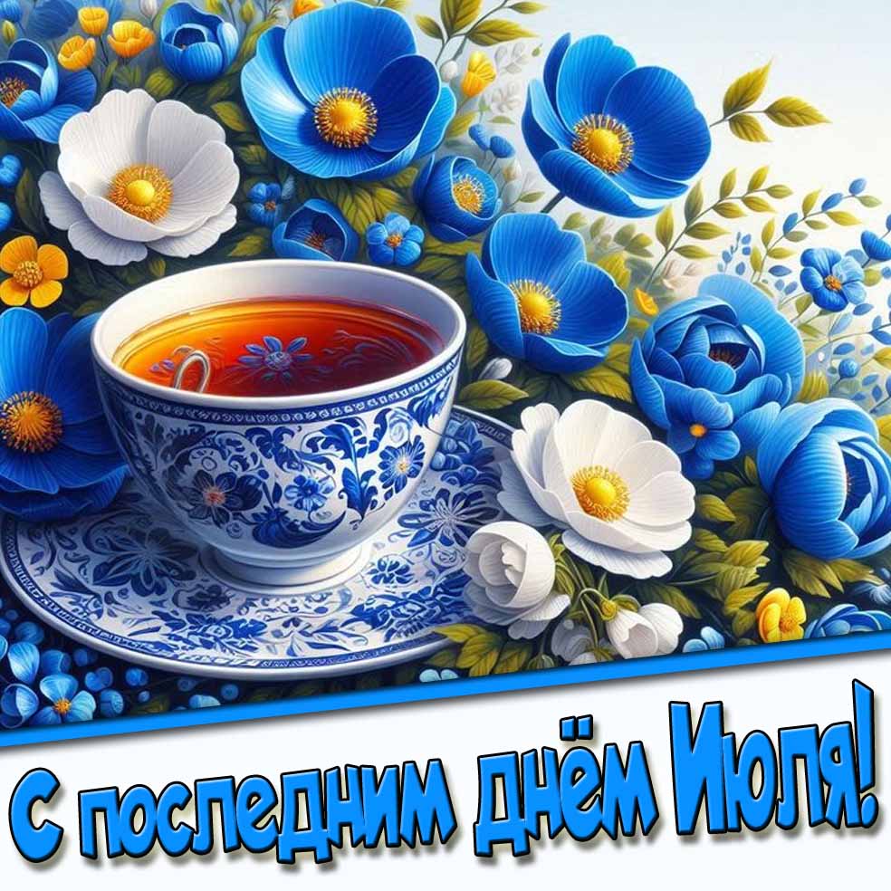 С последним днём Июля! - красивая картинка