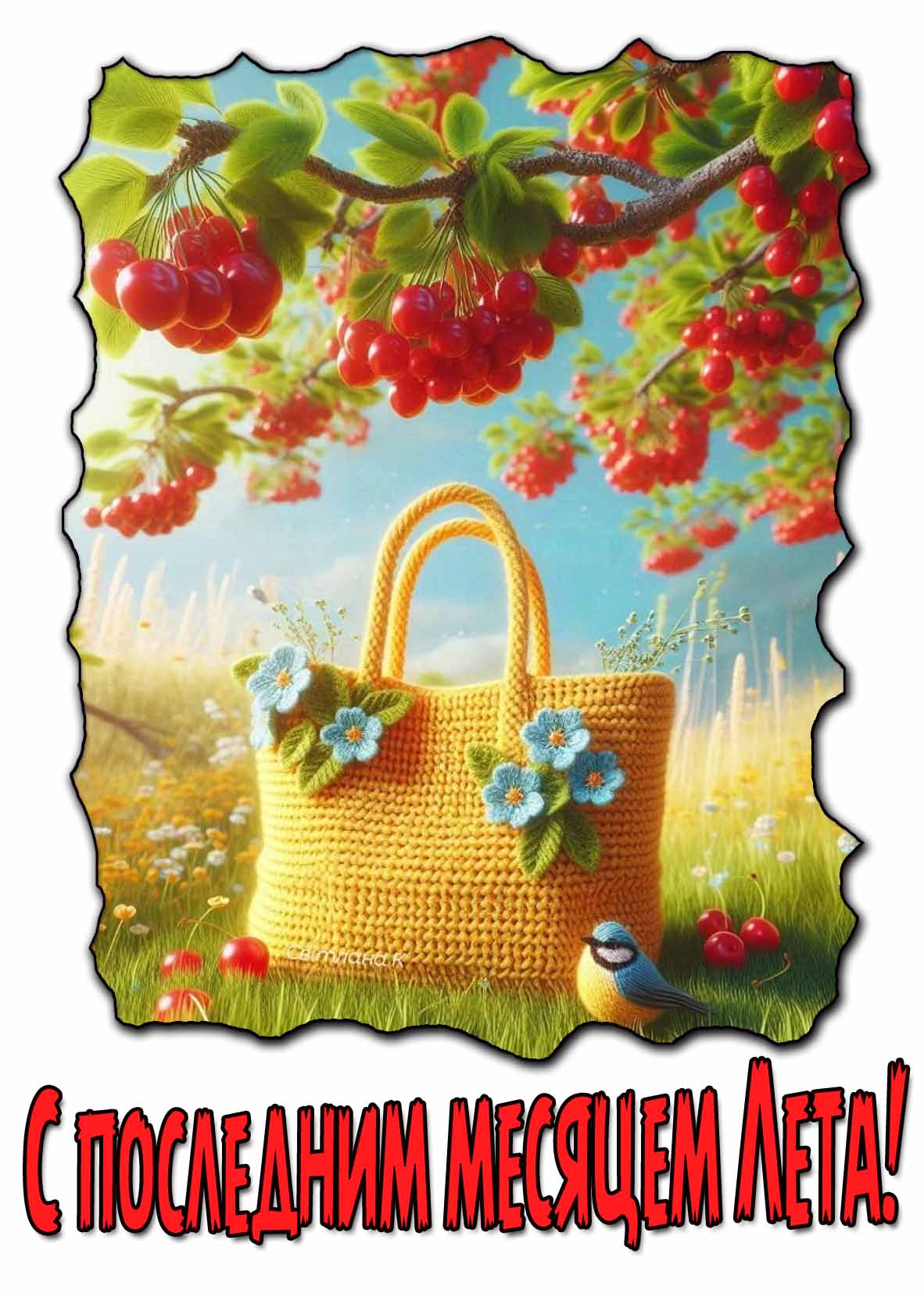 С последним месяцем Лета! - красивая картинка