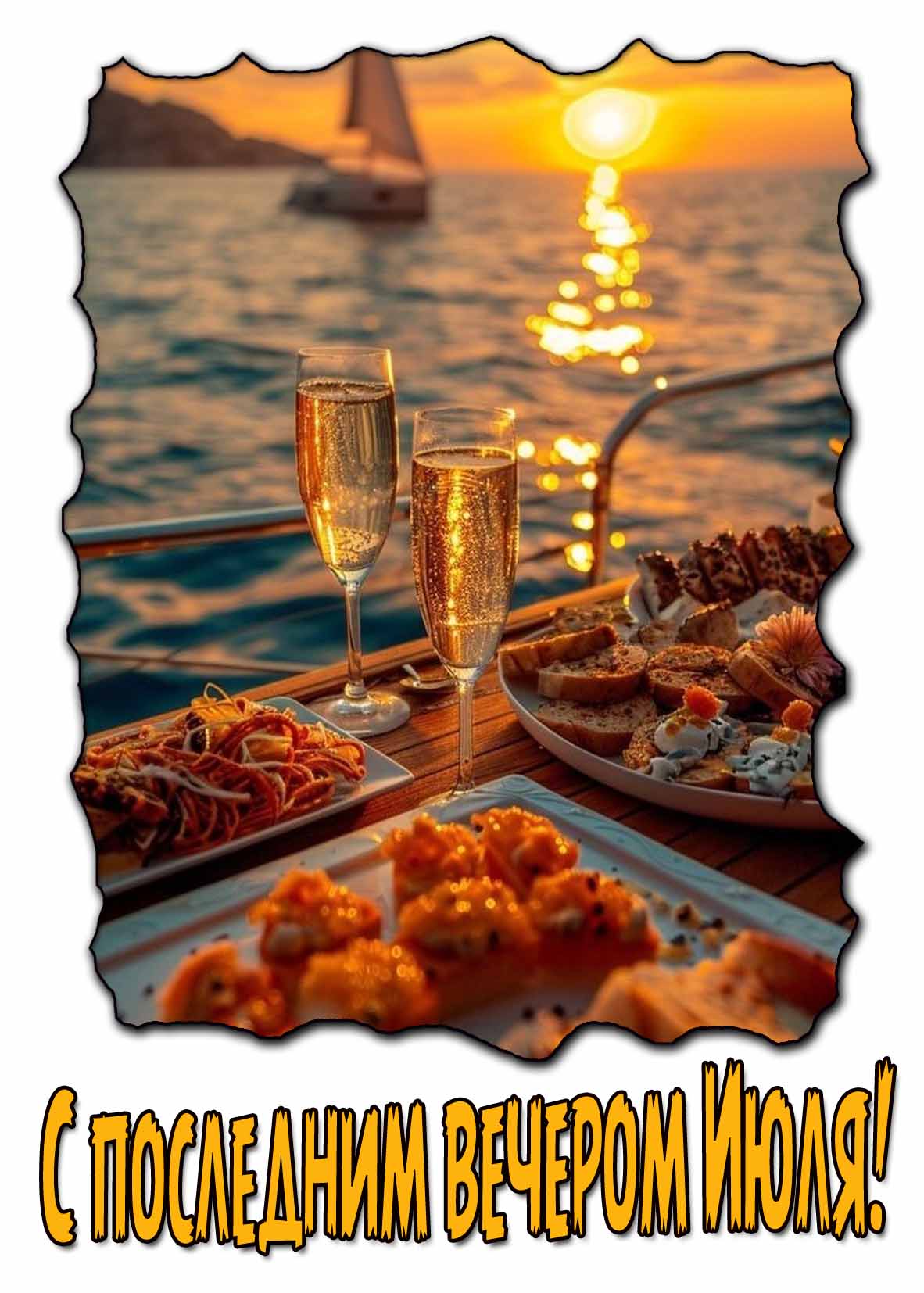 Картинка с последним вечером Июля