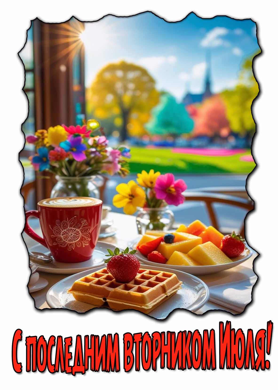 Красивая картинка с последним вторником Июля