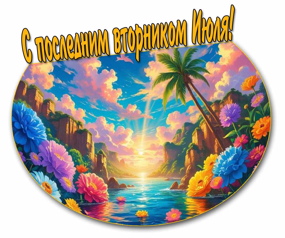 С последним вторником Июля! - красивая картинка