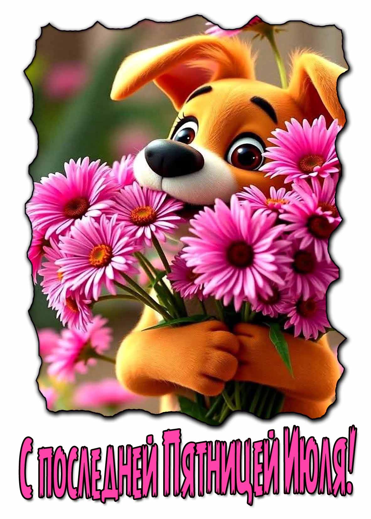 Красивая картинка с последней Пятницей Июля