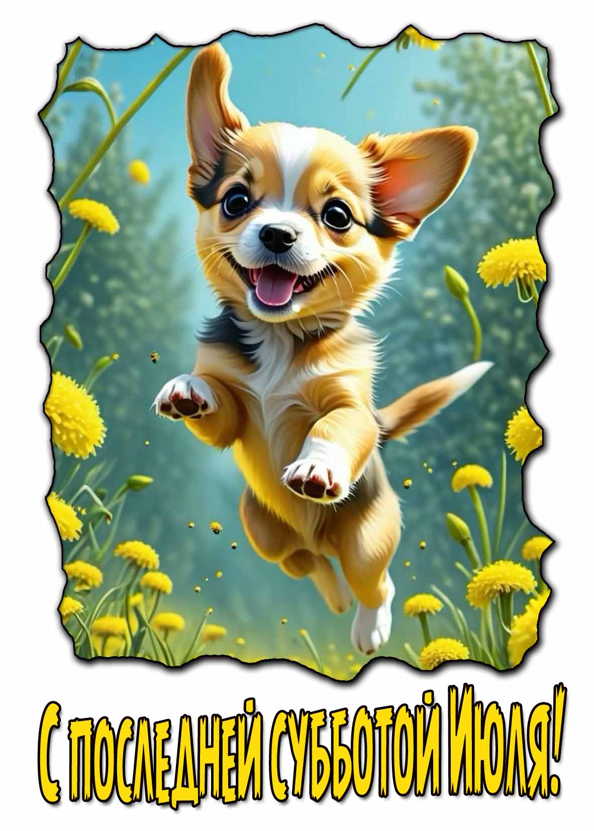 Позитивная картинка с последней субботой Июля