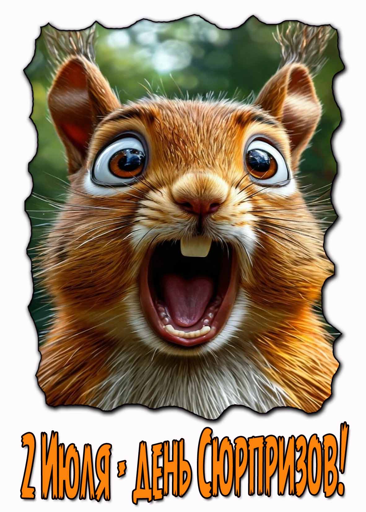 День сюрпризов 2 июля - картинка прикольная