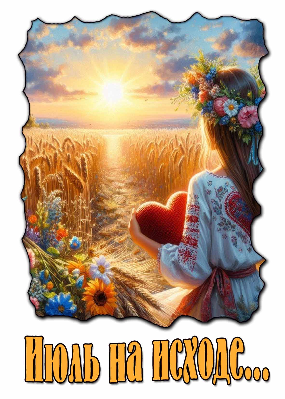 Картинка июль на исходе