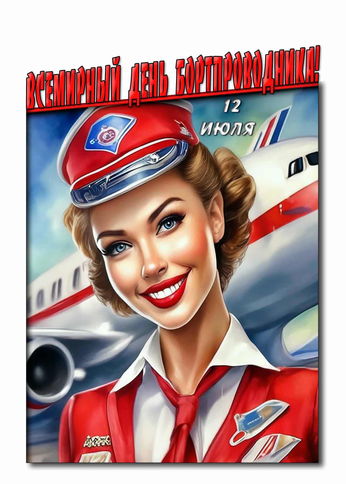 Картинка Всемирный день бортпроводника 12 Июля