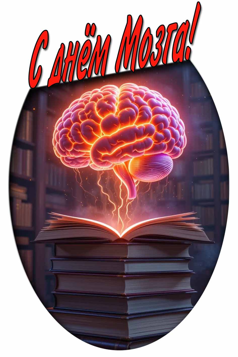 Красивая картинка с днём мозга