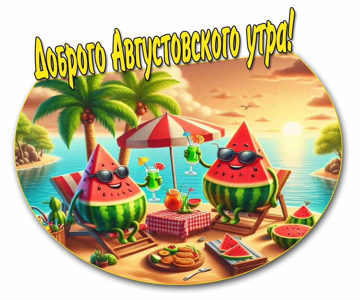 Доброго Августовского утра! - прикольная картинка