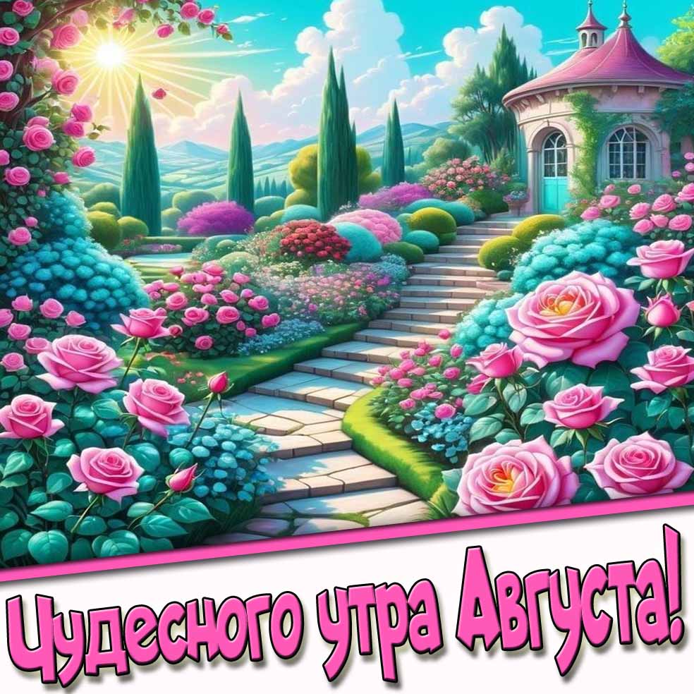 Чудесного утра Августа! - красивая картинка