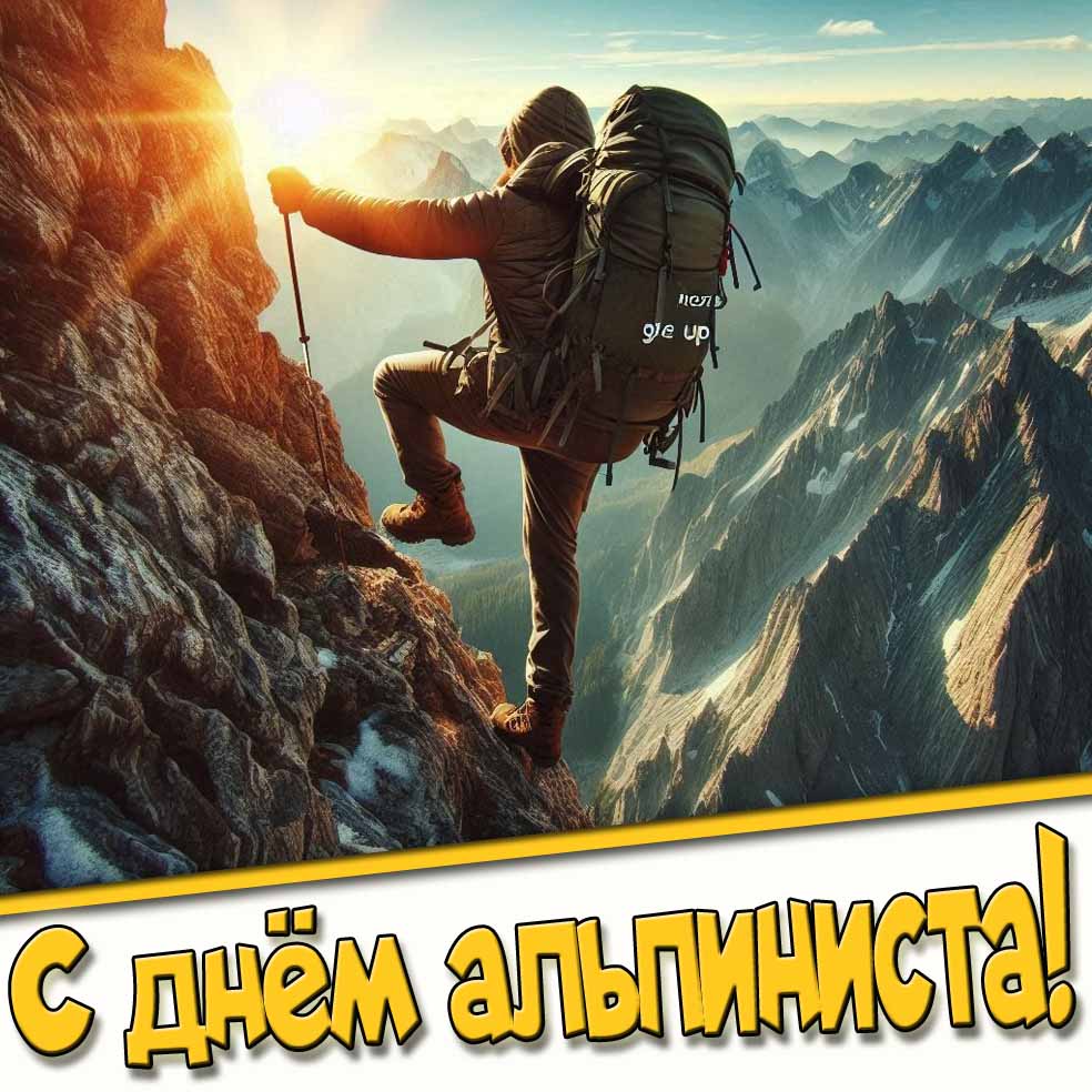 Картинка с днём альпиниста