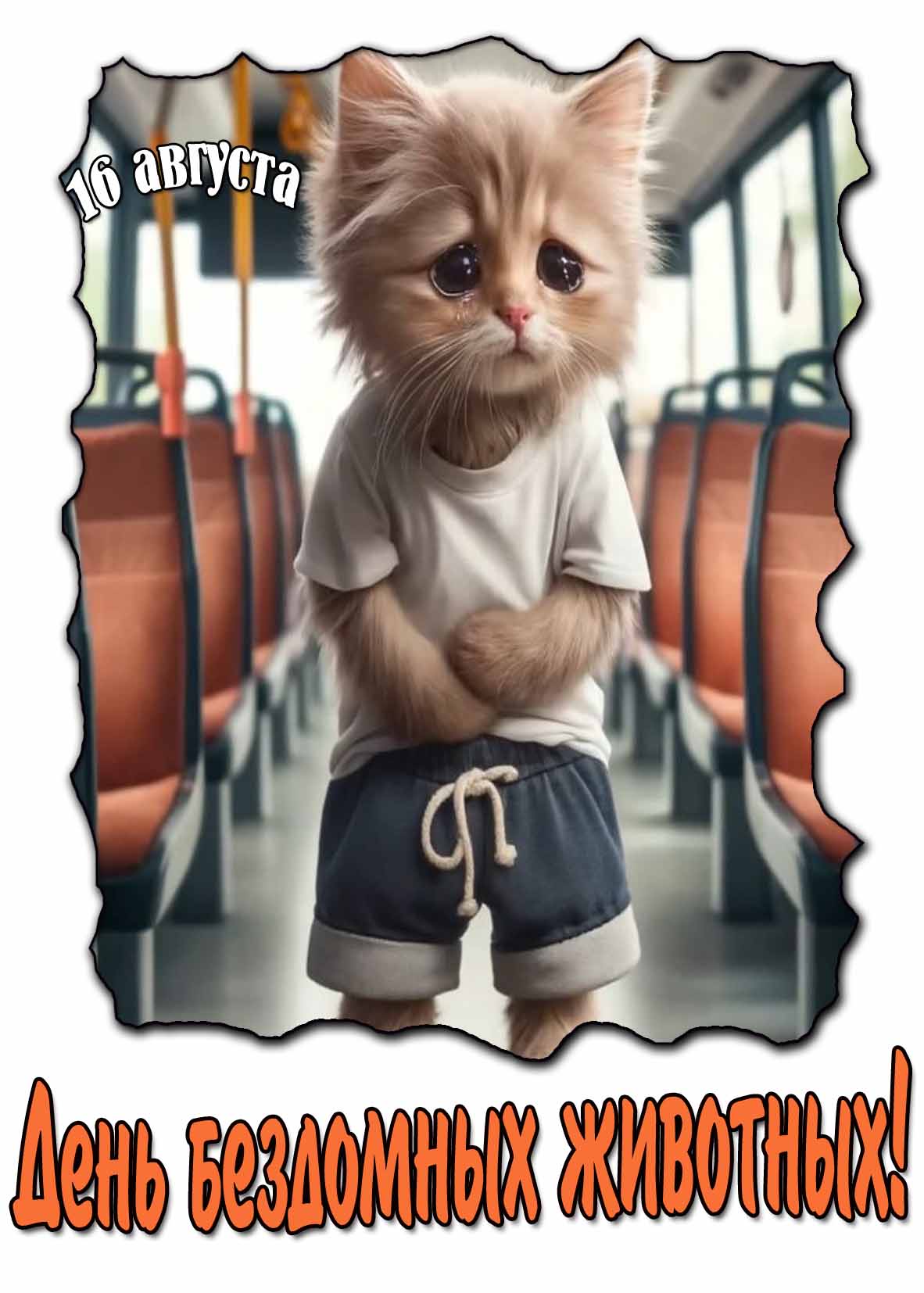 Картинка 16 августа день бездомных животных