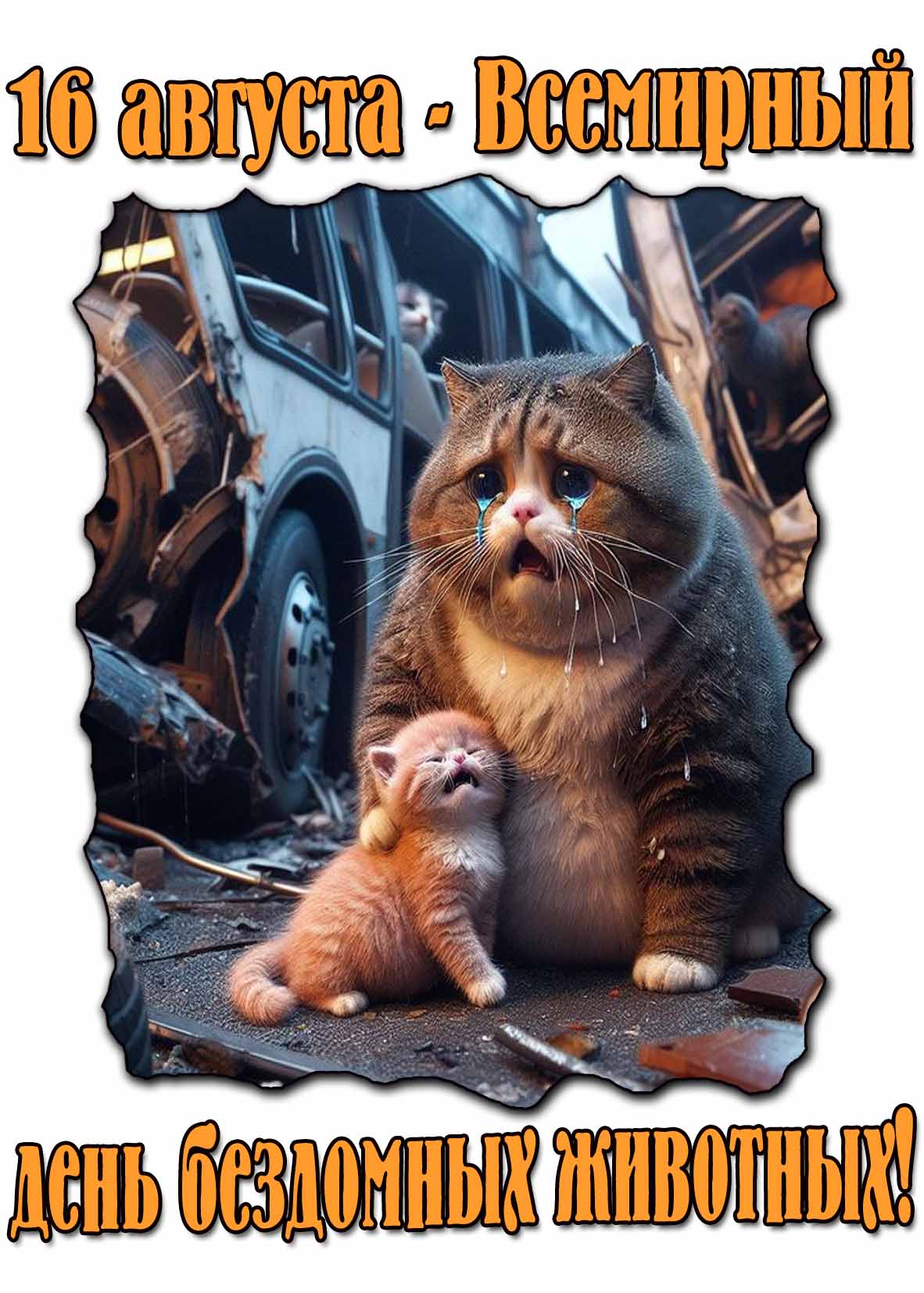 Картинка на всемирный день бездомных животных 16 августа