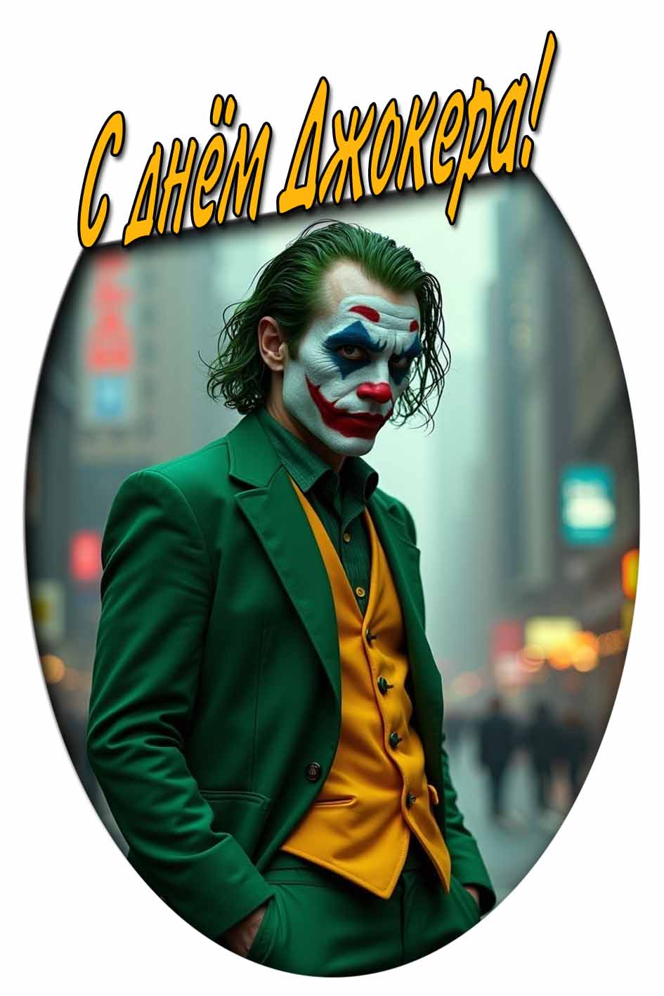 С днём Джокера! - крутая открытка
