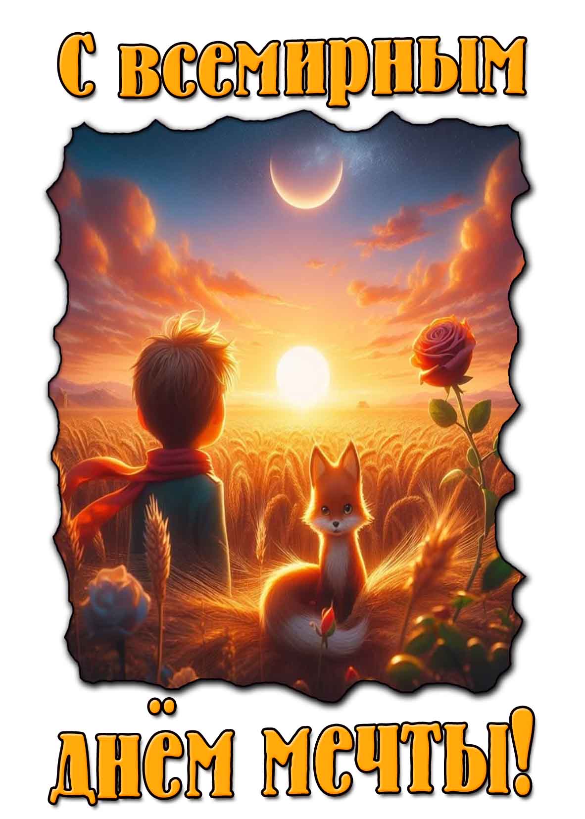 Картинка с Всемирным днём мечты