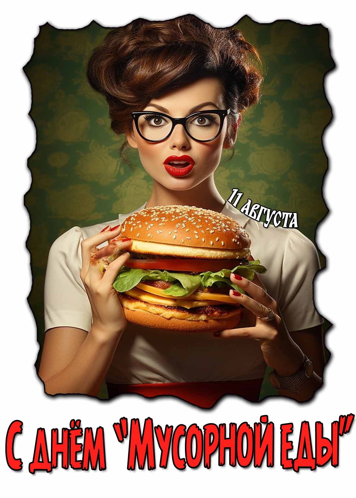 Картинка на день «мусорной еды» 11 августа