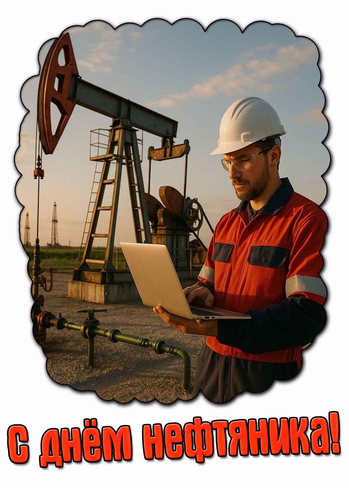 С днём нефтяника! - красивая картинка