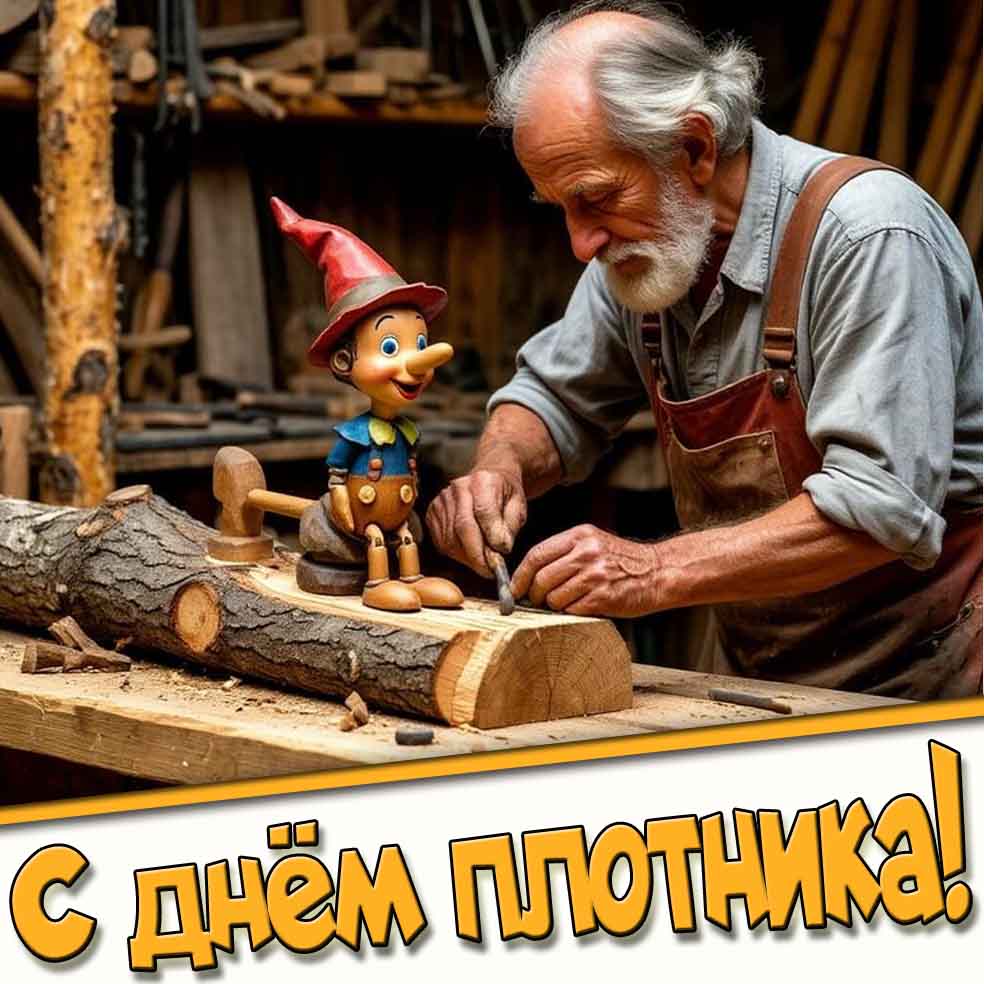 Прикольная картинка с днём плотника