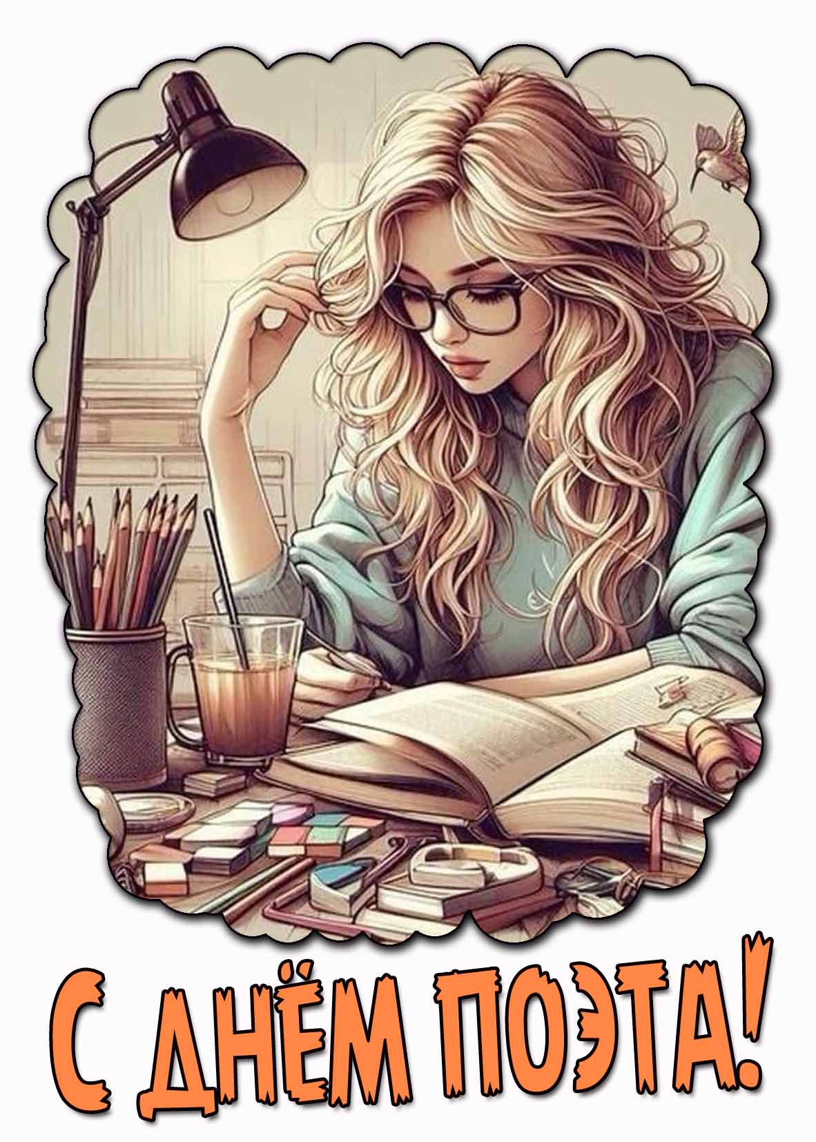 Картинка с днём поэта