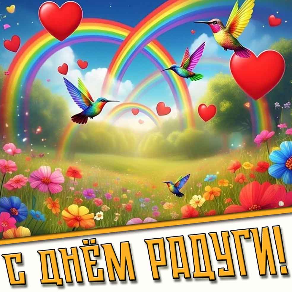 Красивая картинка с днём радуги