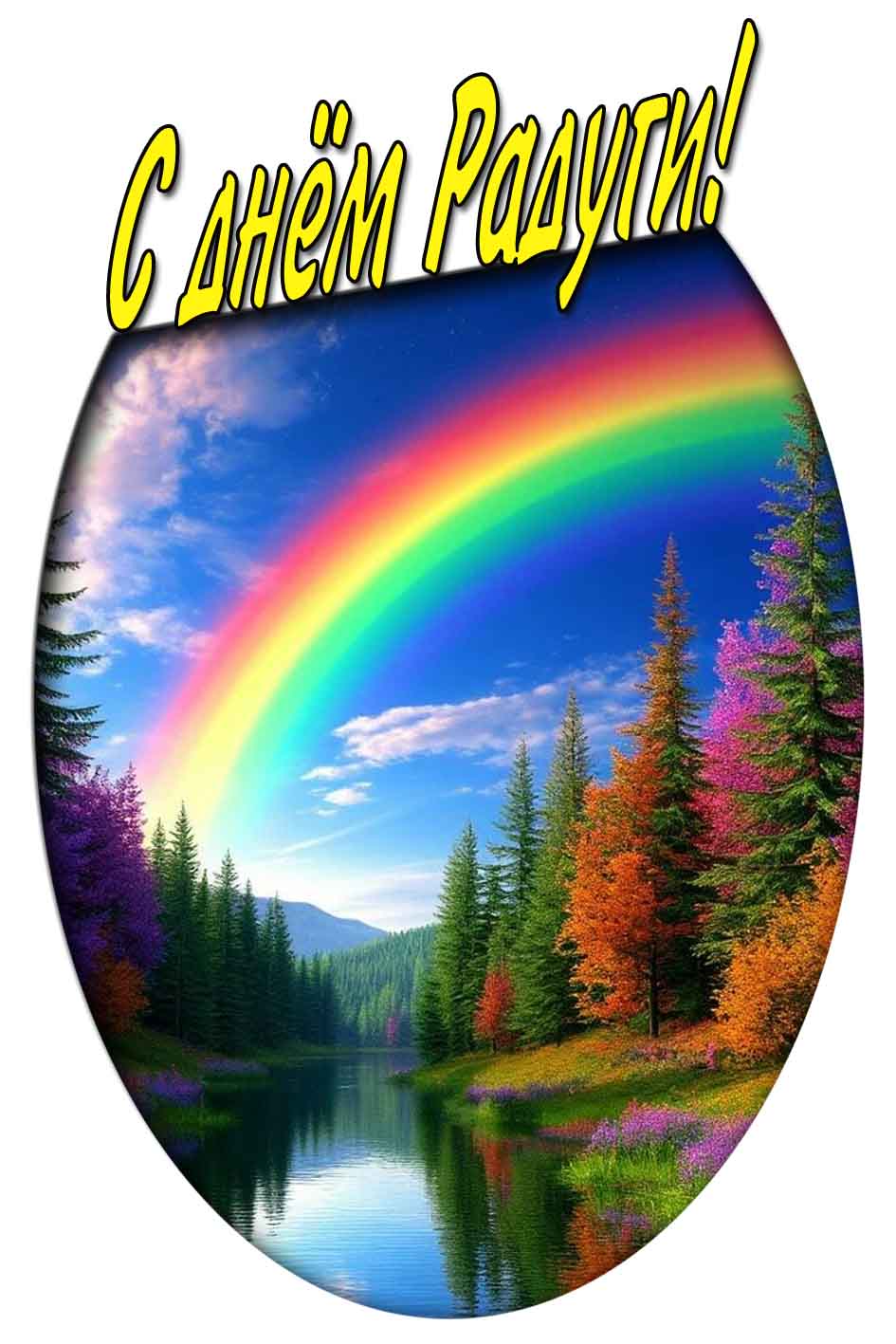 С днём радуги! - картинка