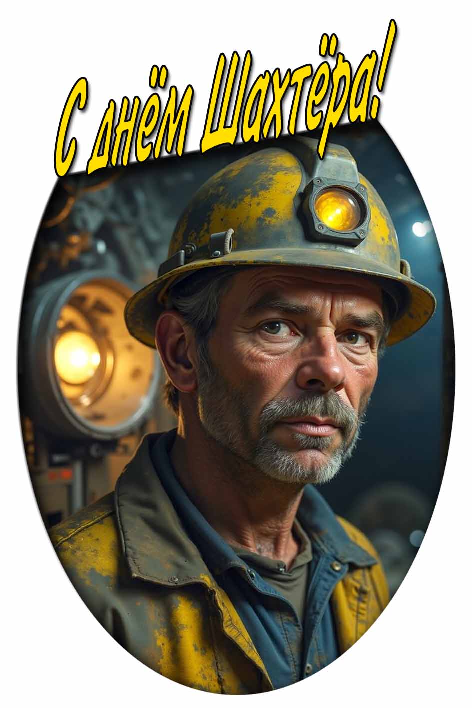 С днём Шахтёра! - открытка