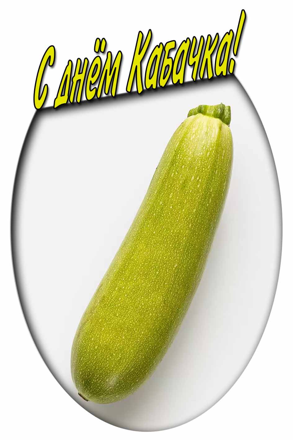 Картинка с днём кабачка