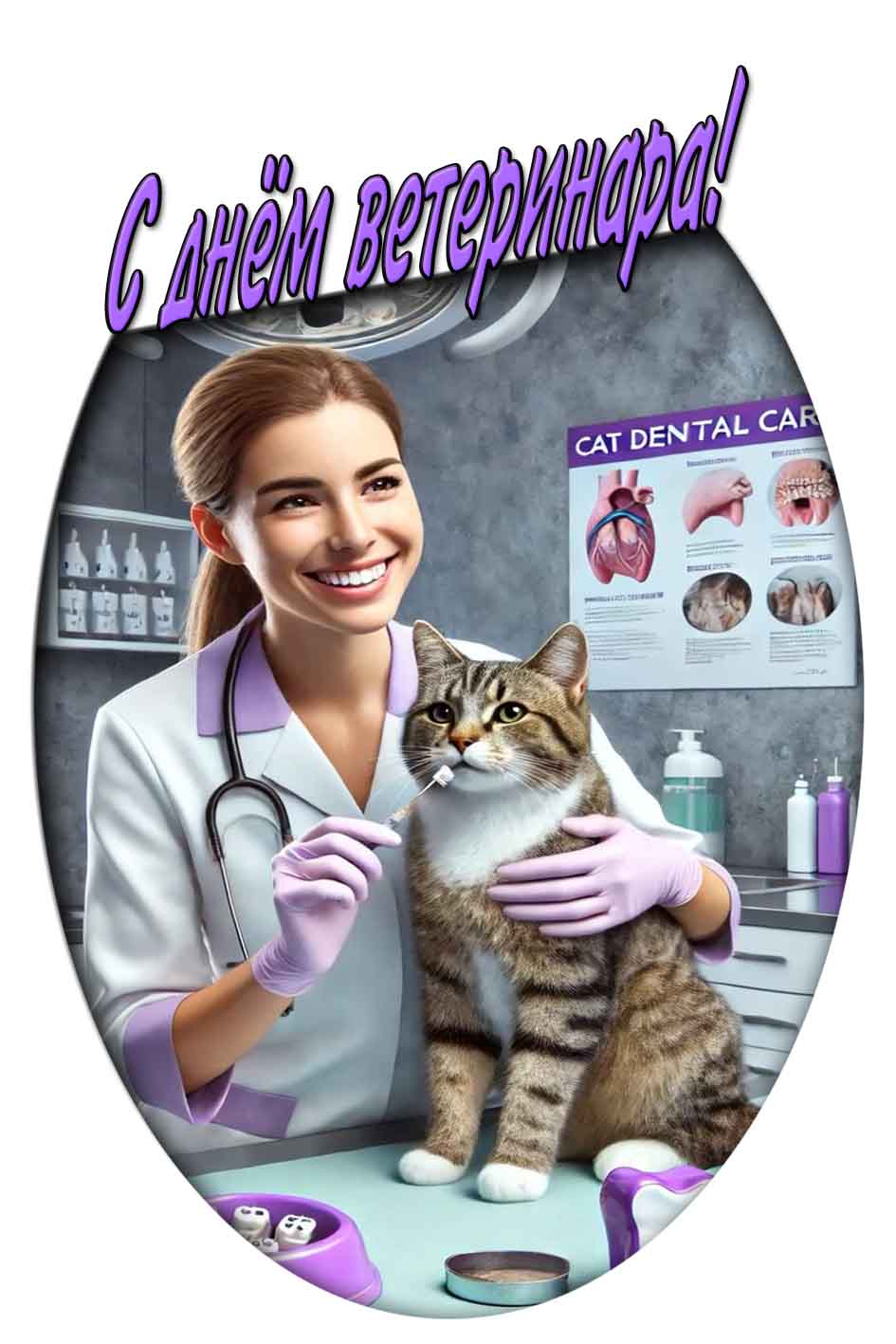 Картинка с днём ветеринара