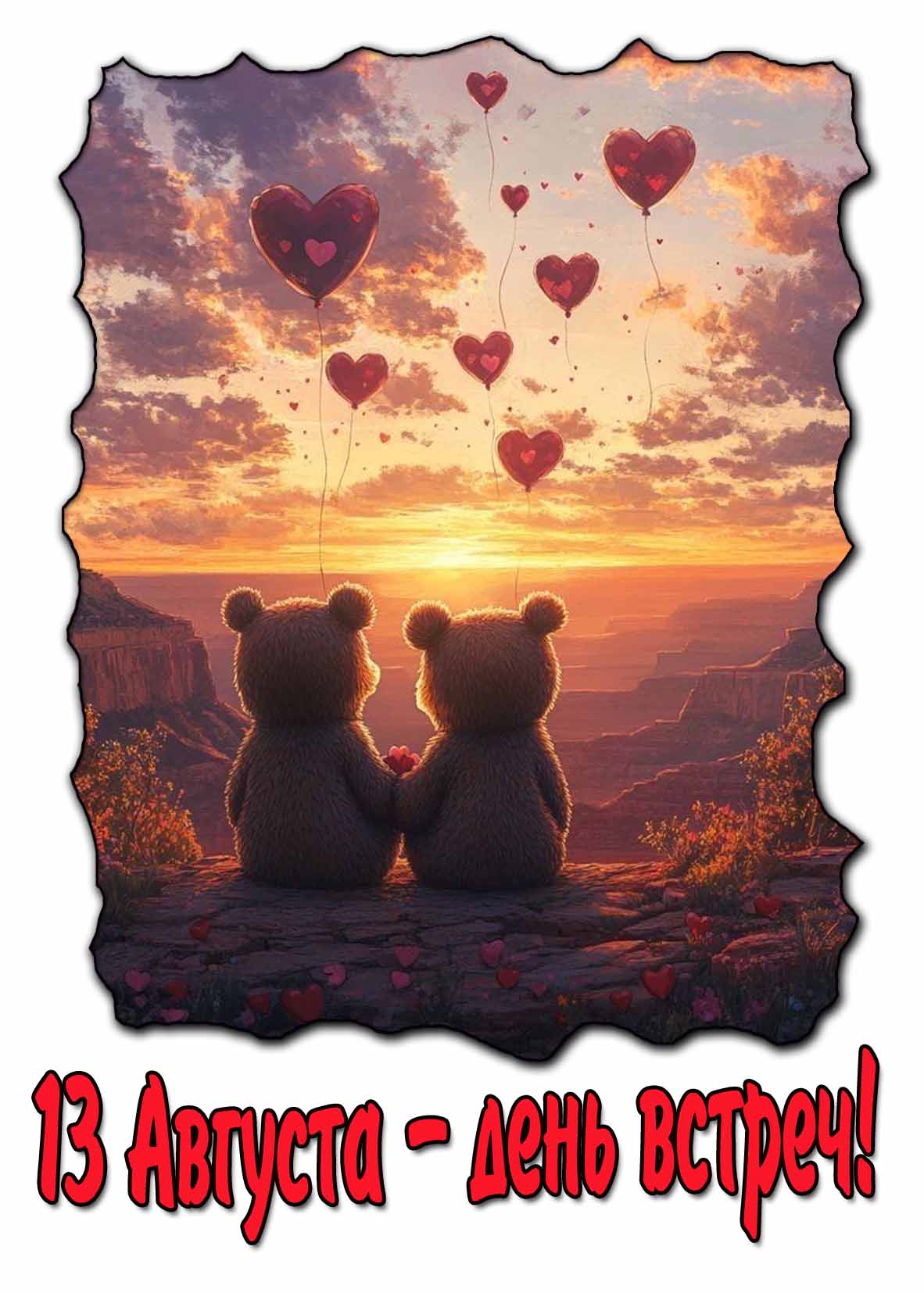 Картинка 13 августа - день встреч