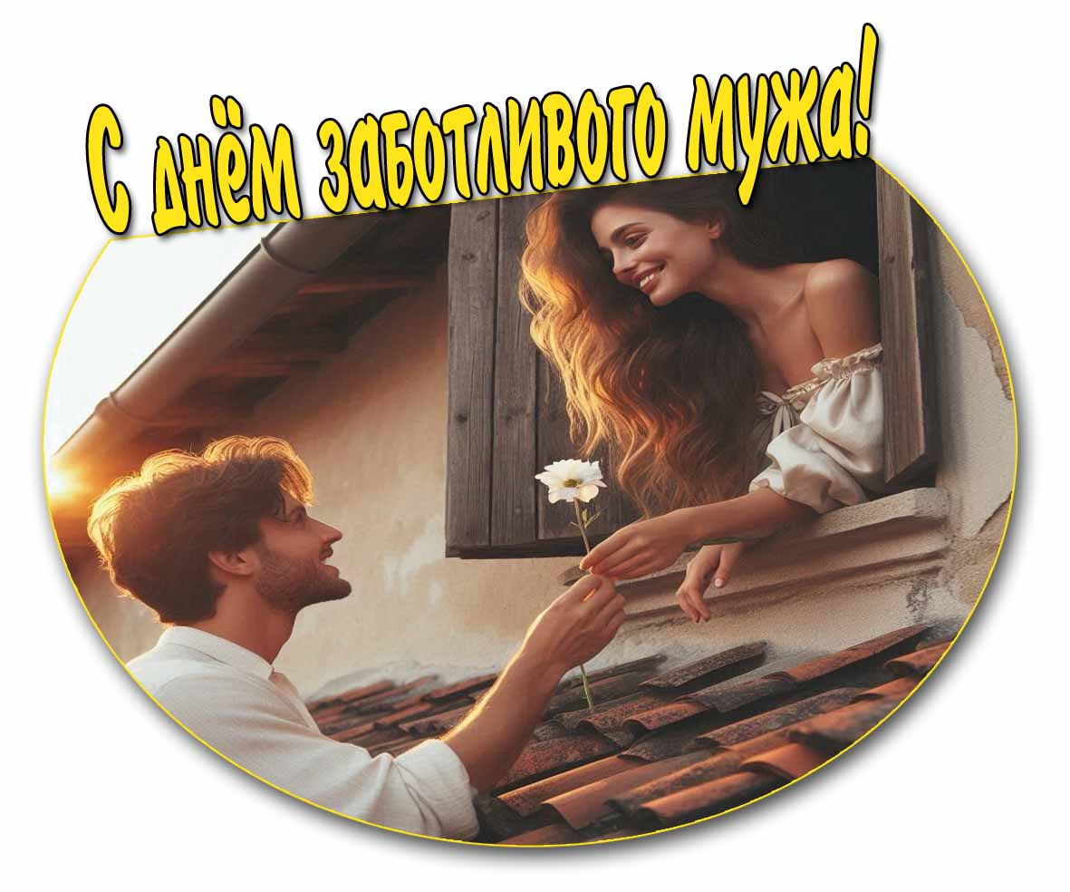С днём заботливого мужа! - красивая картинка