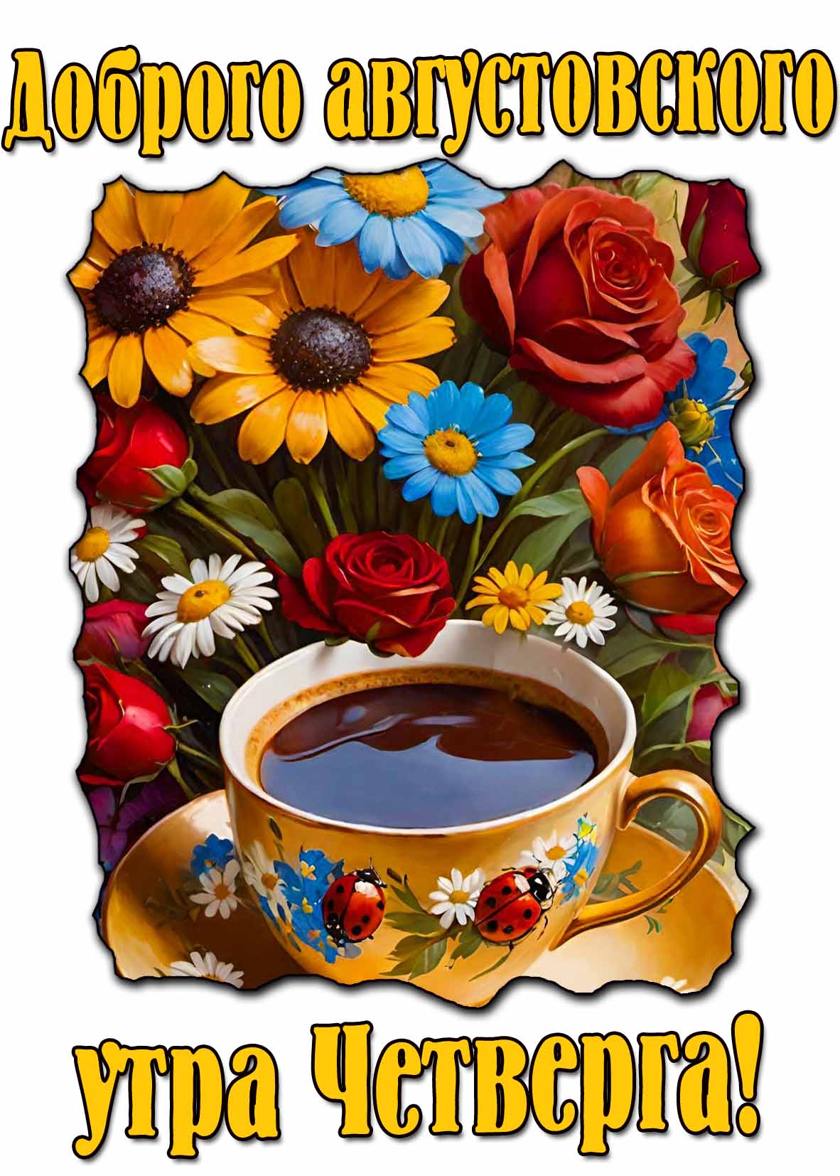 Картинка доброго августовского утра четверга