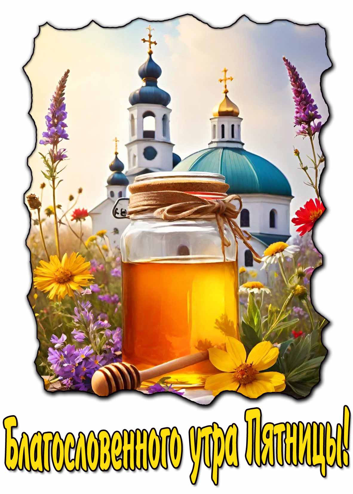 Картинка благословенного утра Пятницы