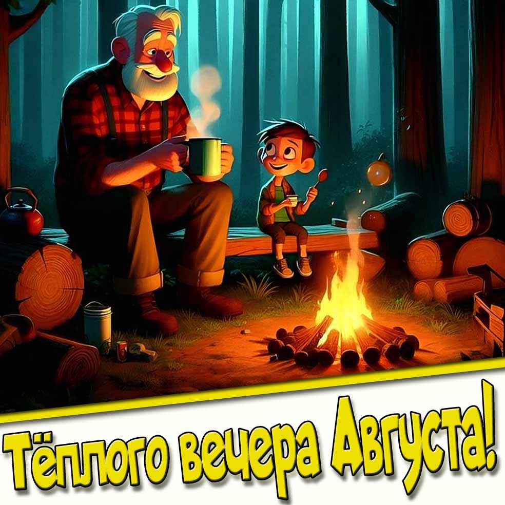 Тёплого вечера Августа! - прикольная картинка