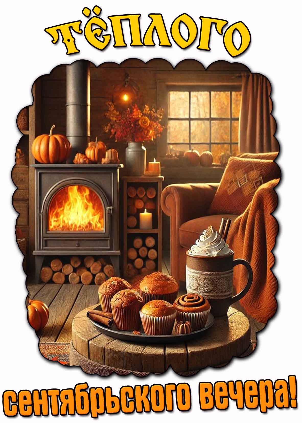 Красивая картинка тёплого сентябрьского вечера