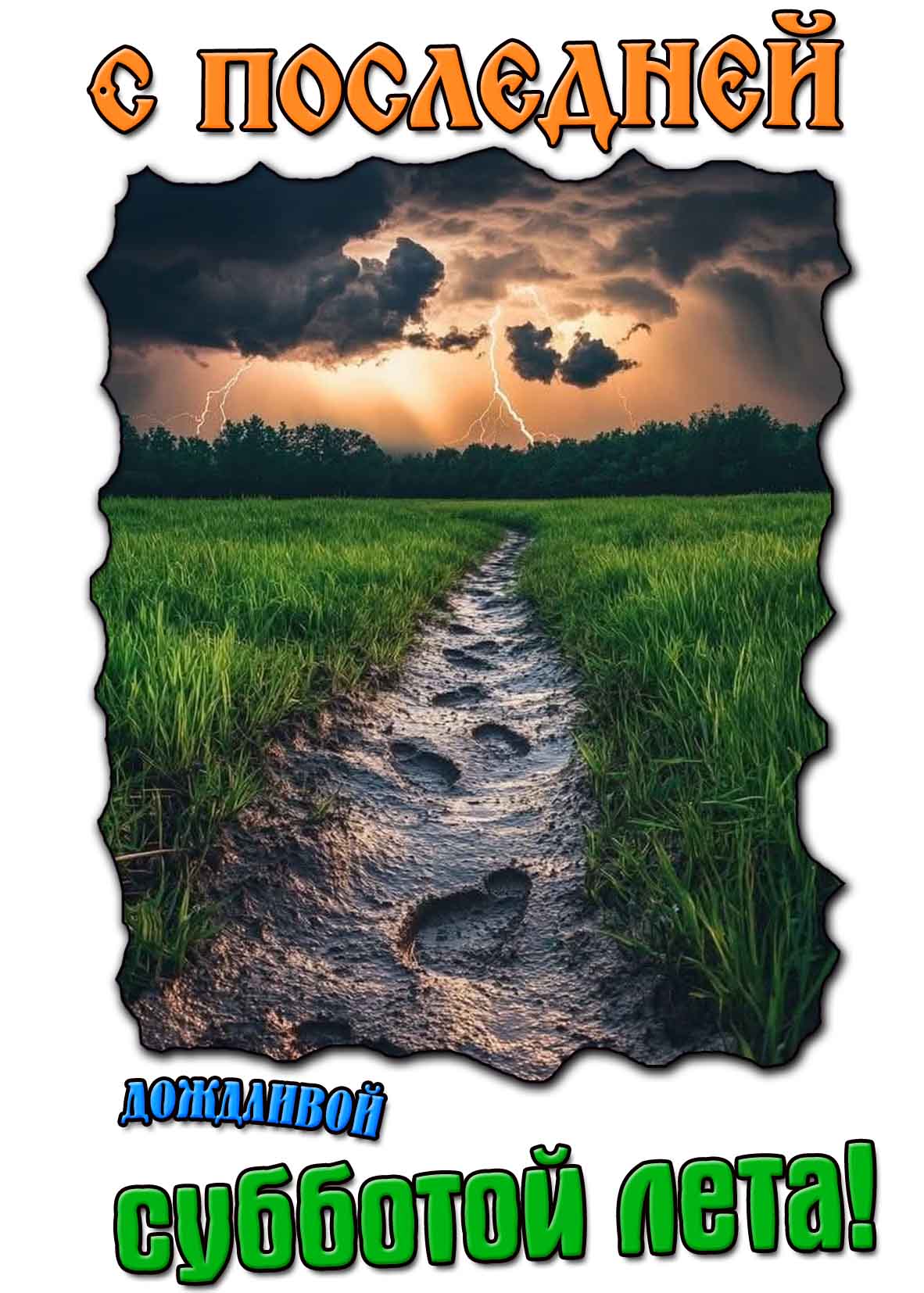 Картинка с последней дождливой субботой лета