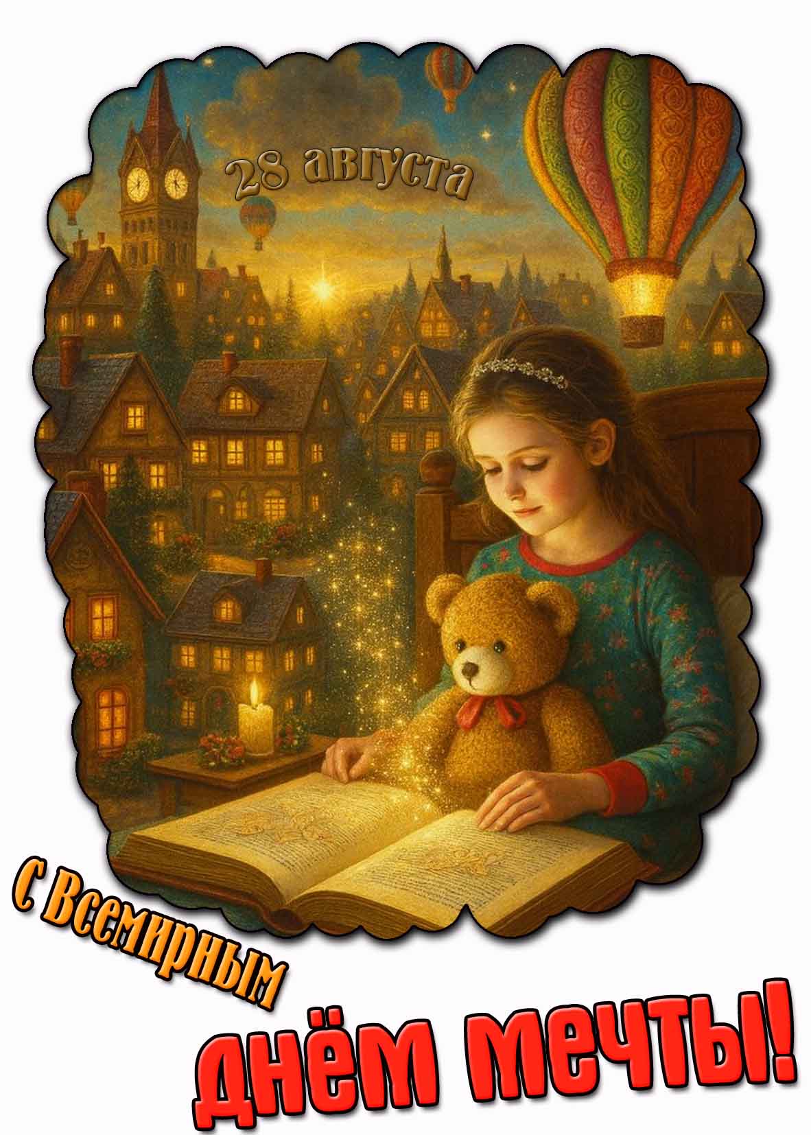 Красивая открытка с Всемирным днём мечты