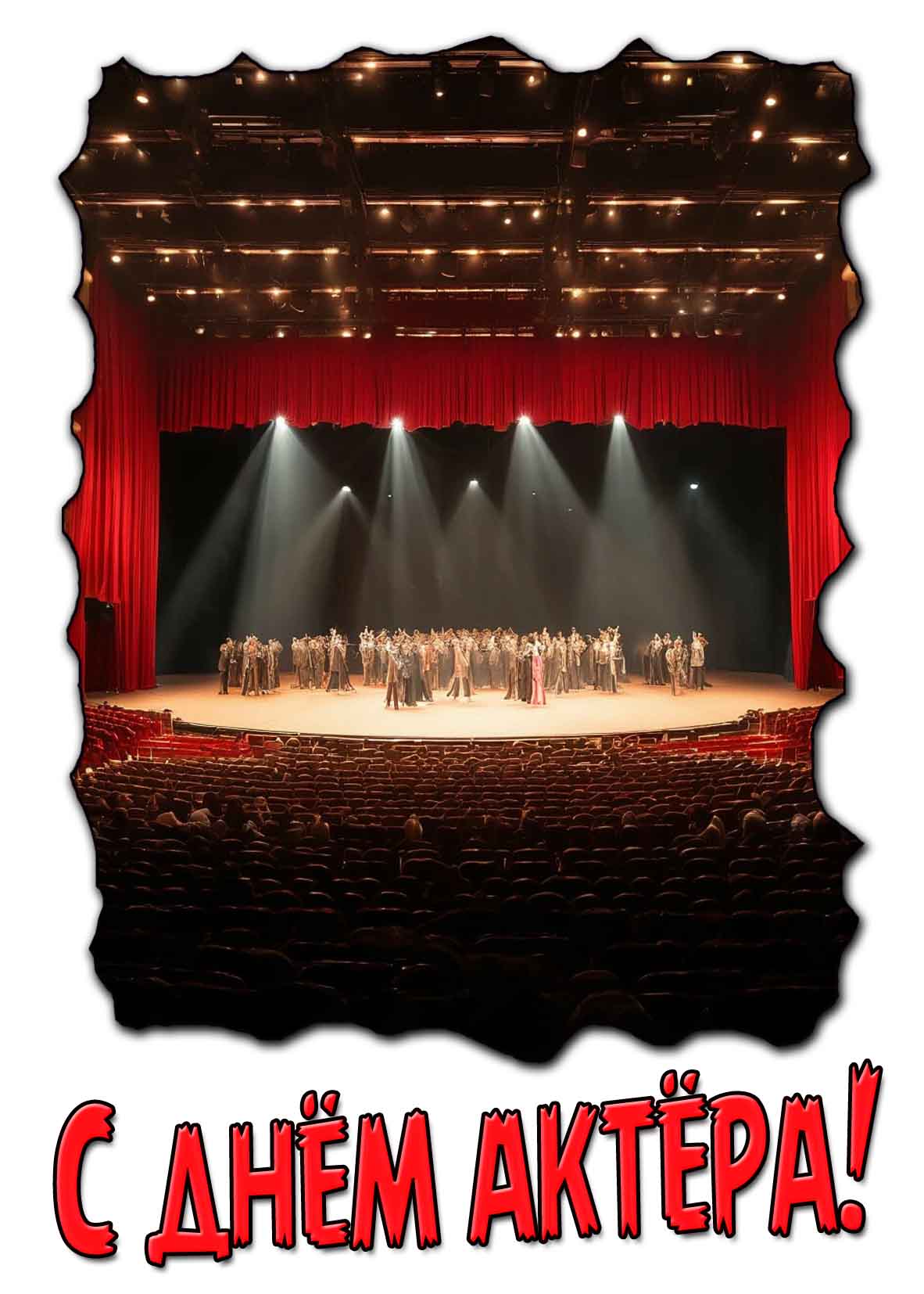 Картинка с днём актёра