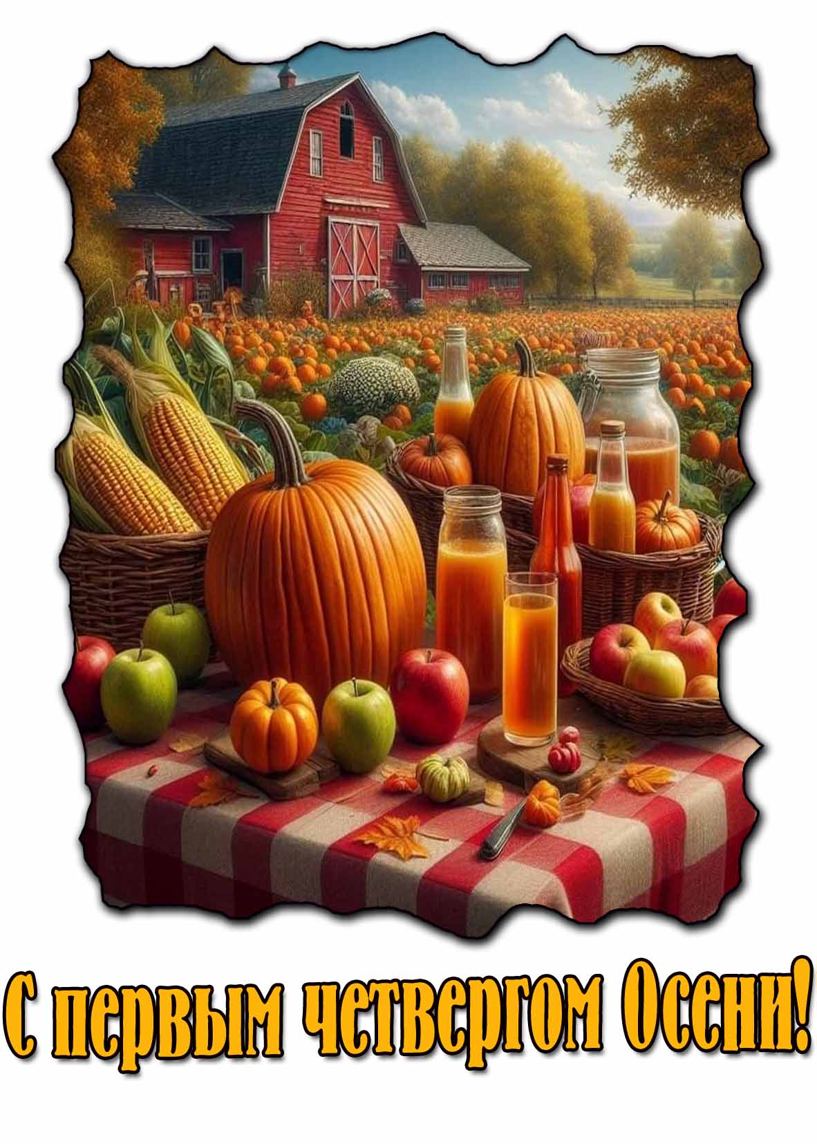 Картинка с первым четвергом Осени