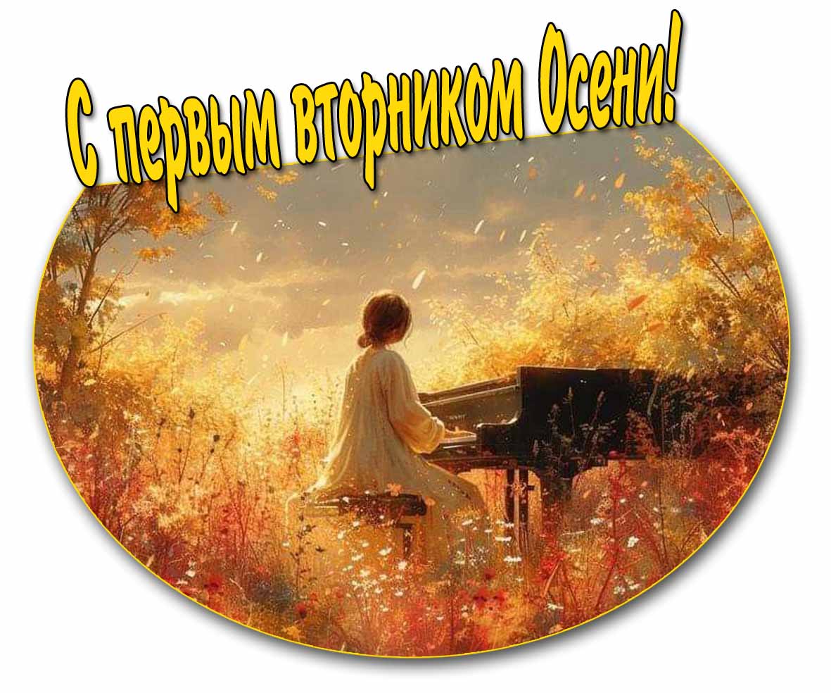 Креативная картинка с первым вторником Осени