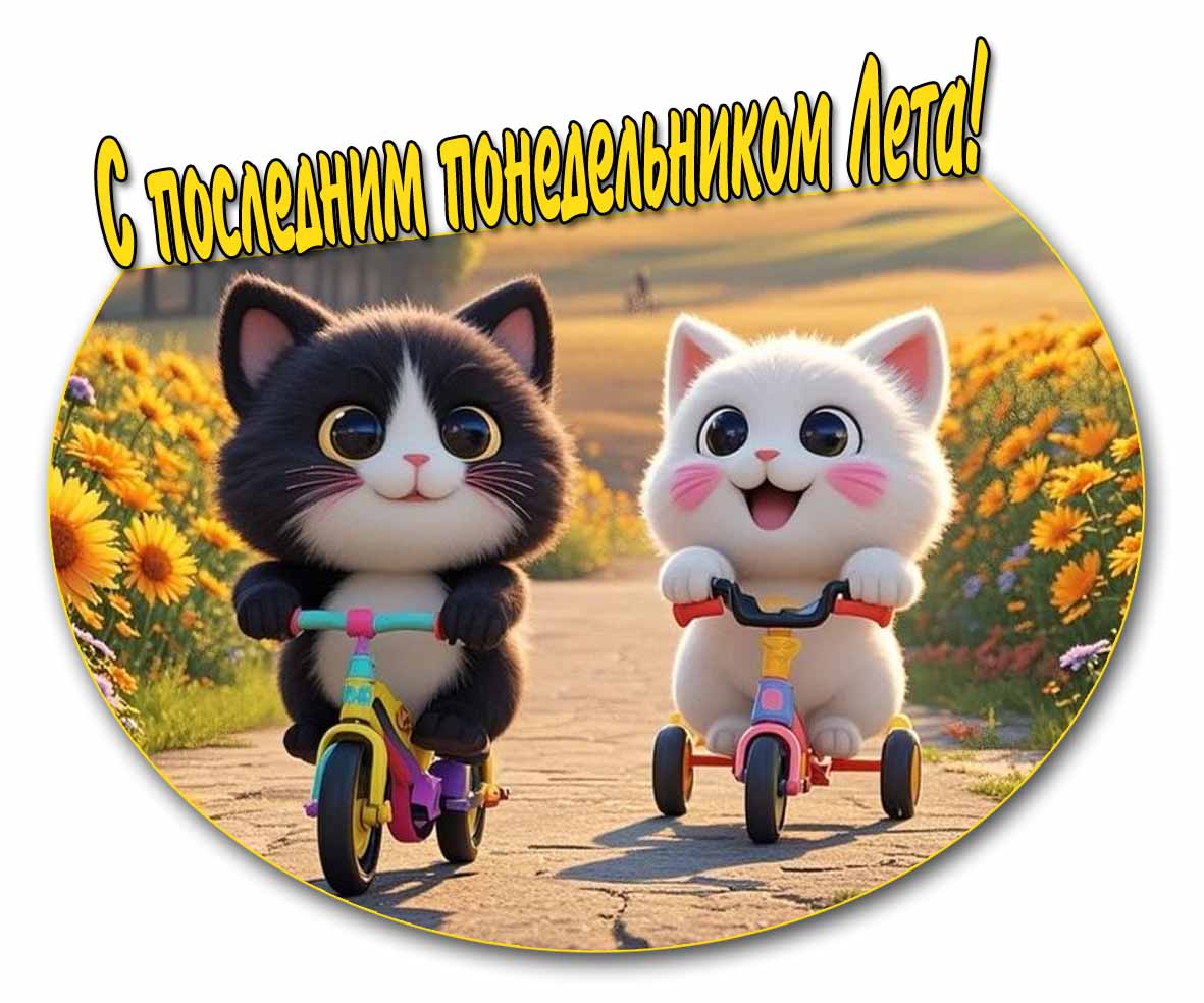 Прикольная картинка с последним понедельником лета