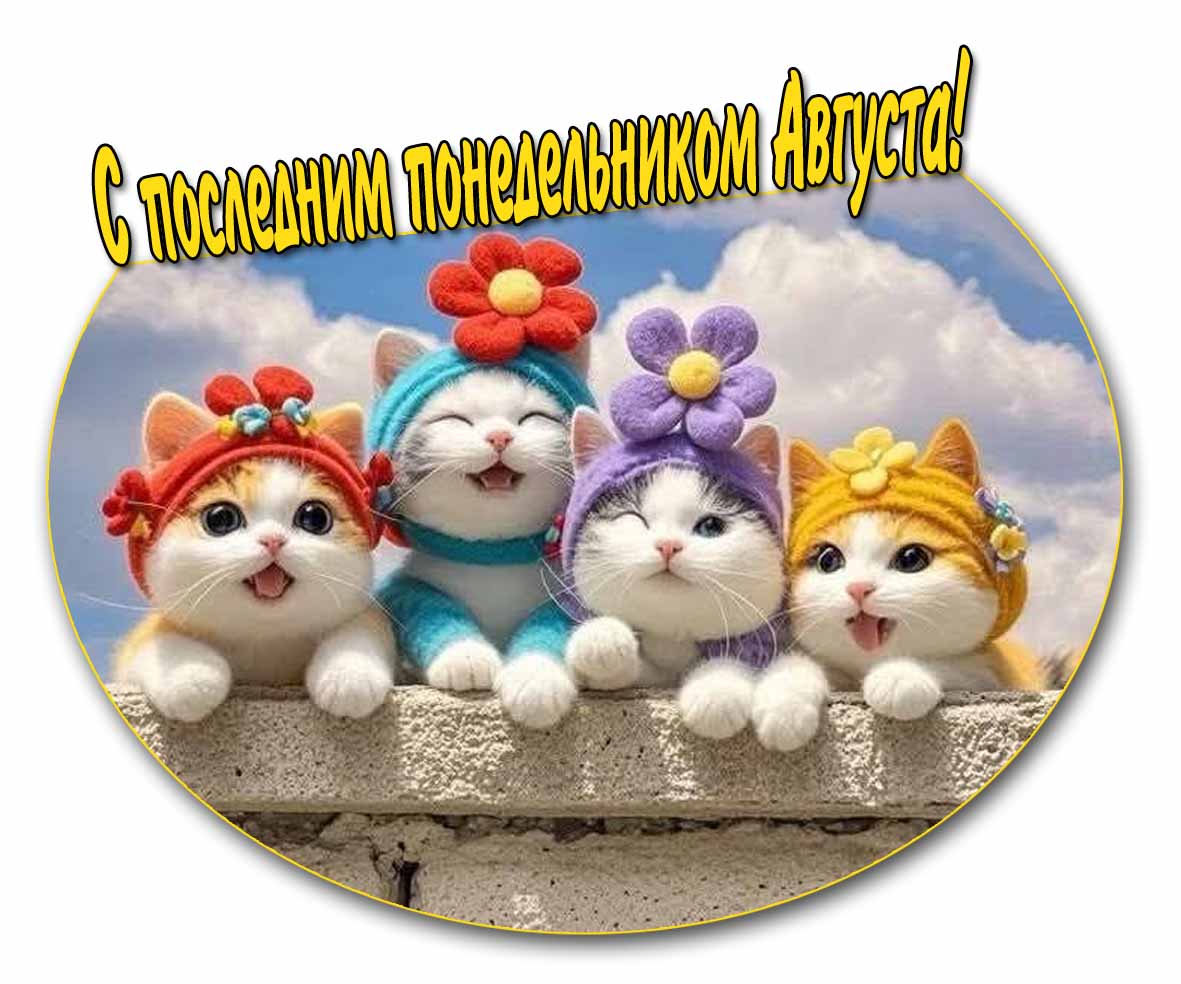 Смешная картинка с последним понедельником Августа